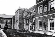 St Monicas Priory Front close up 